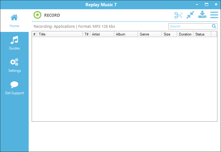 Replay Music 7 Interface