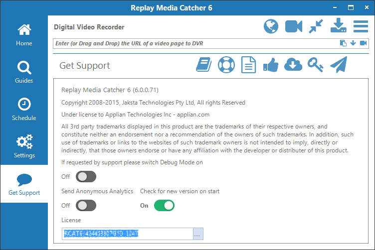 replay media catcher 7 recored error