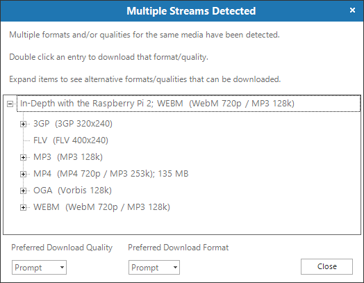  We have detected multiple streams using the same stream