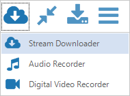 Capture Method Stream Downloader selected