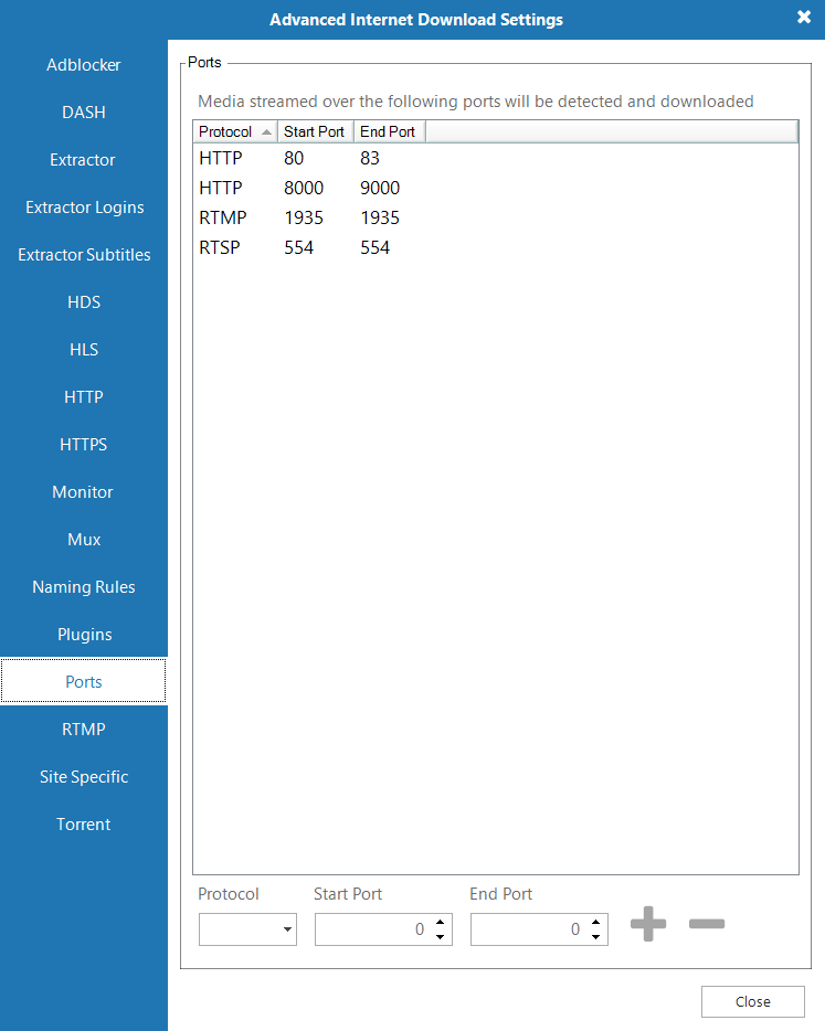 replay media catcher 7 port settings