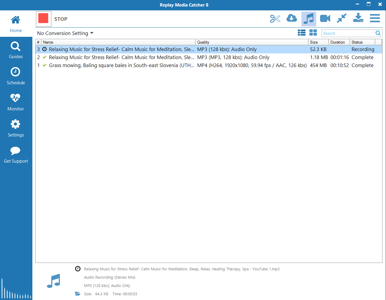 replay media catcher starts multiple downloads